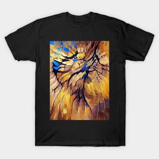 Abstract Painting in Hot Colors T-Shirt